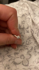 .. to ask to see your engagement & wedding rings? :D