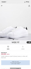 White (not sporty...) trainers