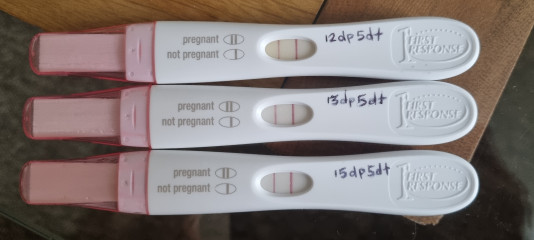 Line Eyes please. Is this OK for 6dp5dt (equivalent of 11dpo)