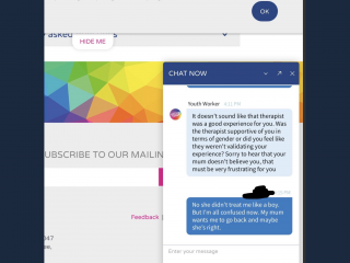 Help with talking to a 12 yr old about trans issues 