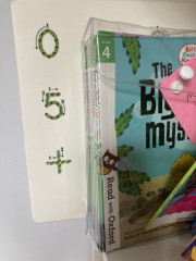 What colour are these infant reading books