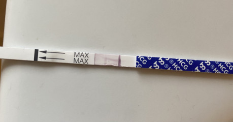 Positive pregnancy test, then negative tests