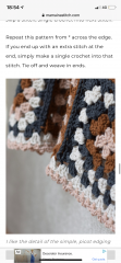 Crochet - anyone help with edging?