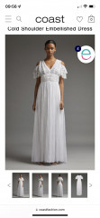 Evening dress for wedding (bride)