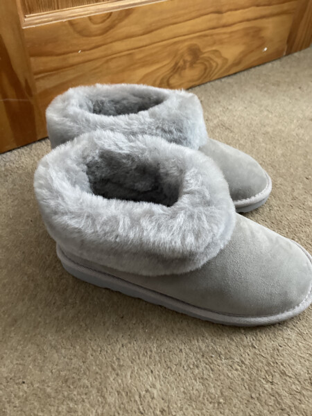 I've just bought a winter coat and sheepskin slippers