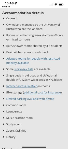 Female halls of residence/colleges