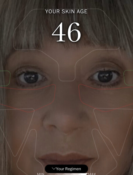 Olay skin advisor how old does it say you look and how old are you