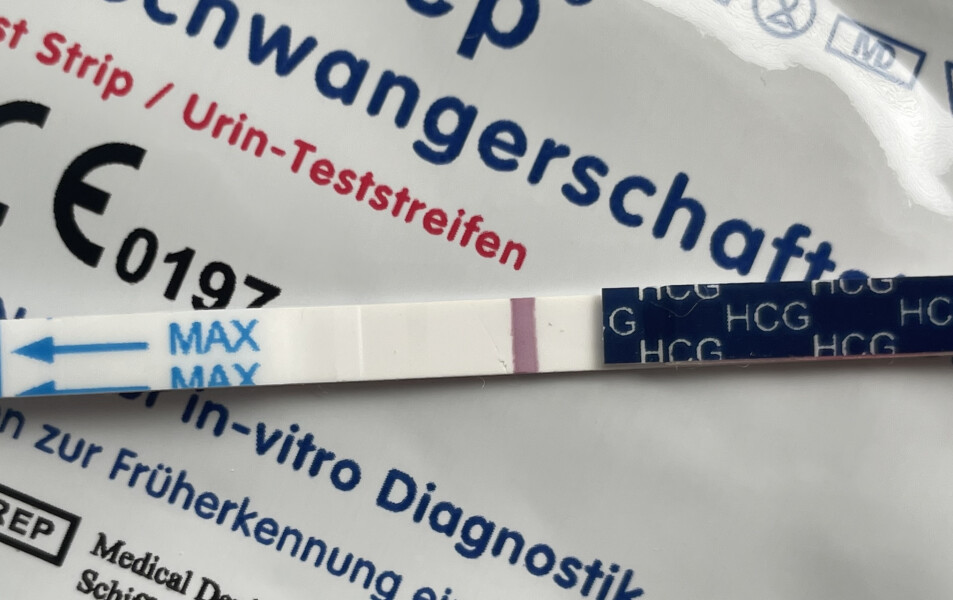 Faint positive or evap/indent?