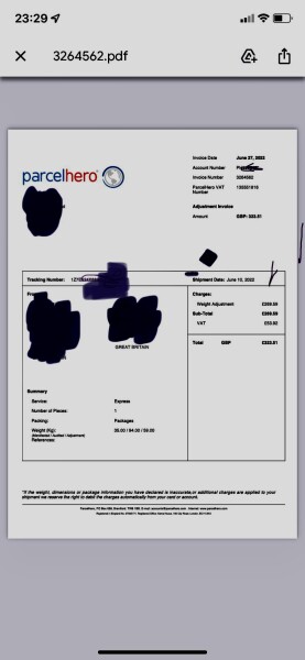 Malicious £300 eBay postal return