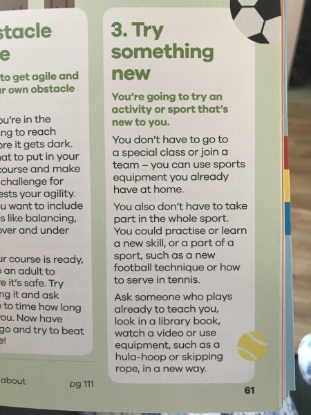 Ideas for a skill to learn for badge for Rainbows?