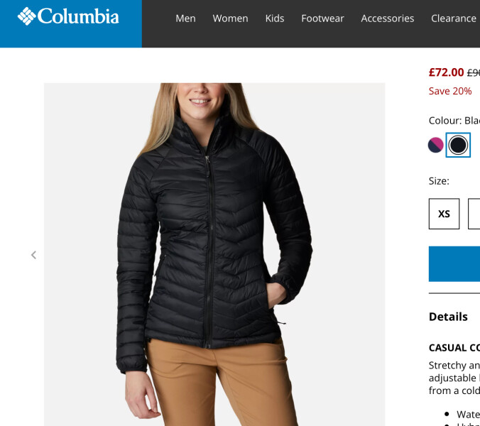 What jacket do you wear when…. 