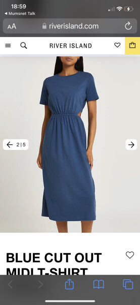 ISO this dress I saw- Blue dress with cut out waist
