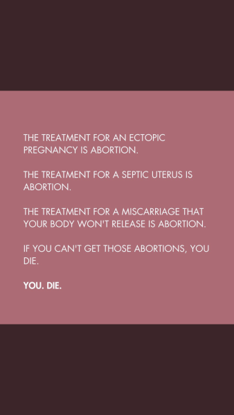 Roe vs Wade - very triggering for ectopic pregnancy 