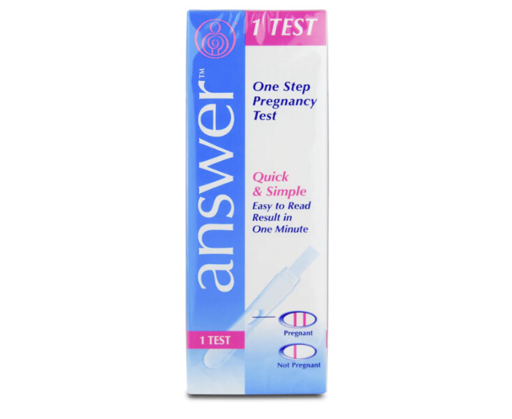 Answer one step pregnancy tests
