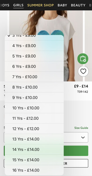To wonder why clothes aren't more expensive in bigger sizes