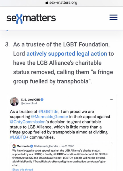 TRA on tribunal panel for school gender identity cass