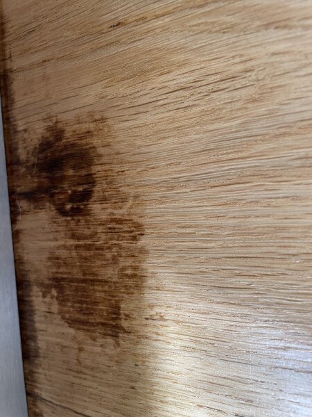What to do about marks on floor?? Wooden stains 