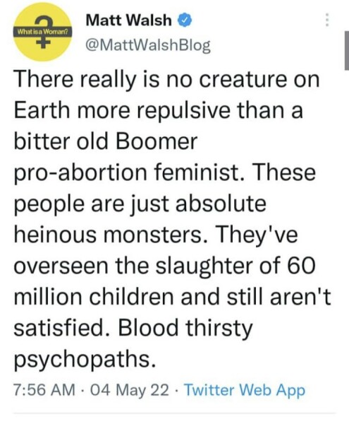 Matt Walsh Thinks He's Leading the Woman's Movement