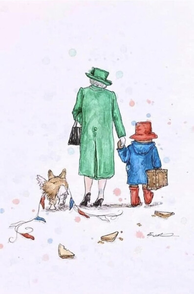 The Queen and Paddington Bear