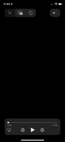 Video keeps trying to play on app