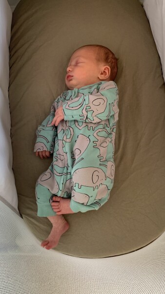 Newborn sleeping 