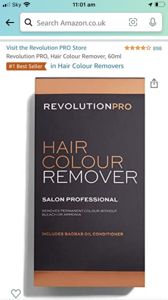 Stripping colour from hair