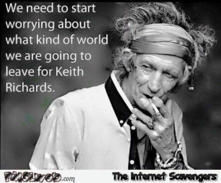 To have not known Keith Richards once looked like this?