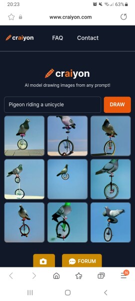To be obsessed with this AI website that draws anything you tell it to?
