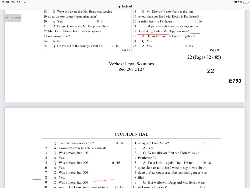 To be concerned that the Depp/Heard trial has put off genuine DV victims from coming forward?
