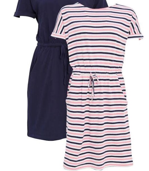 Short Sleeve Tie in the middle knee length dress
