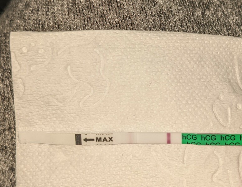 Curious if anyone sees a faint line....
