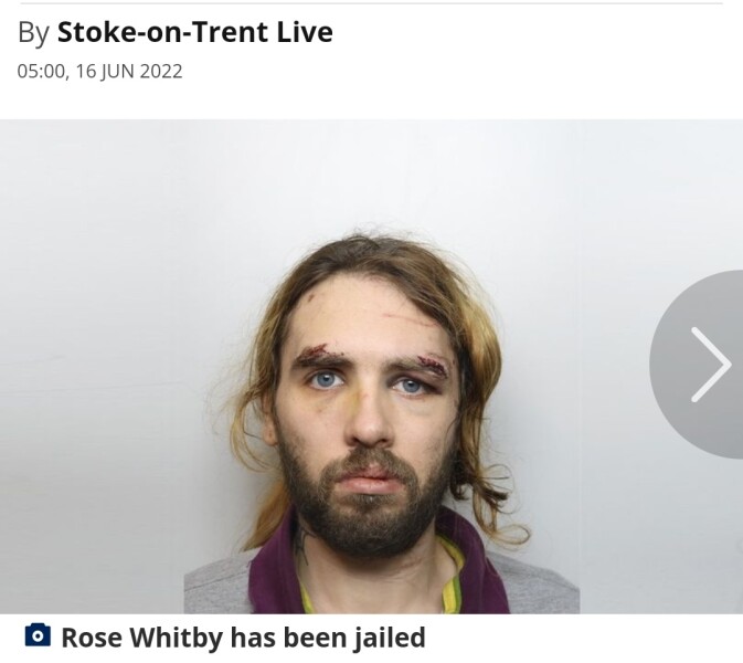 Child rapist now known as "Rose Whitby" jailed for 10 years