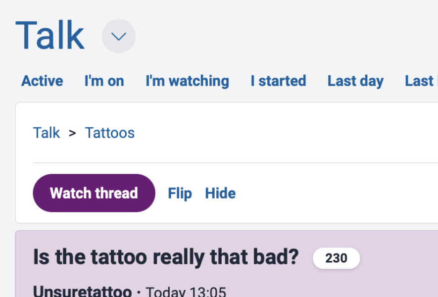 Is the tattoo really that bad?