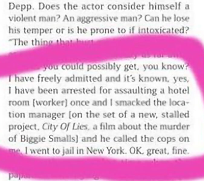 To be concerned that the Depp/Heard trial has put off genuine DV victims from coming forward?