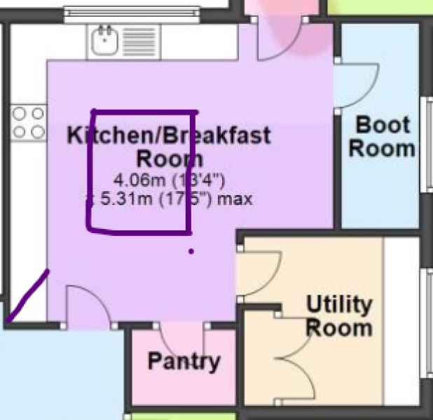 Would an island work?