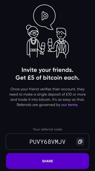 Bottle pay free £5 