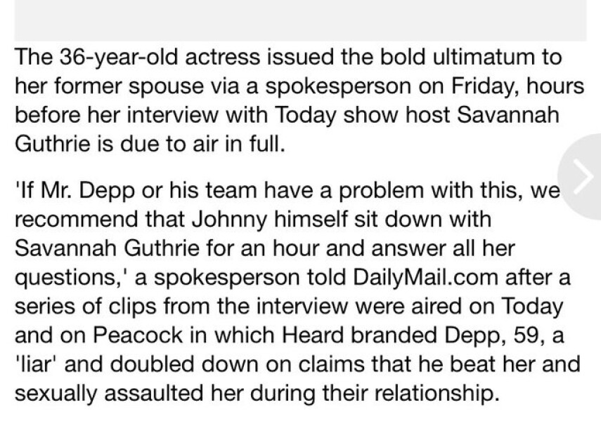 To be concerned that the Depp/Heard trial has put off genuine DV victims from coming forward?