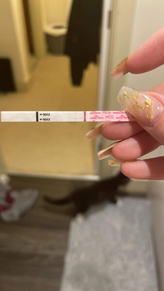 positive pregnancy tests in the evenings and negative in the day