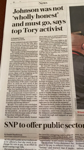 Boris Johnson, parties and the Sue Gray report fall out. Thread 6