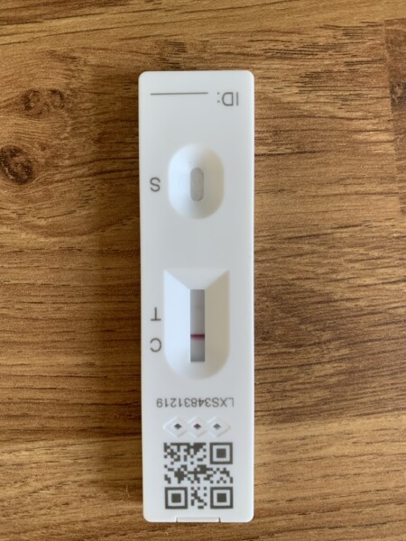 Faint positive then multiple negatives?