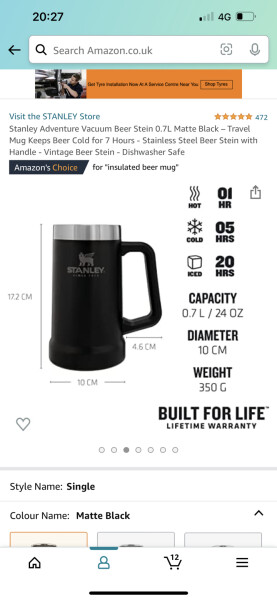 I need an indestructible mug that is also dishwasherable