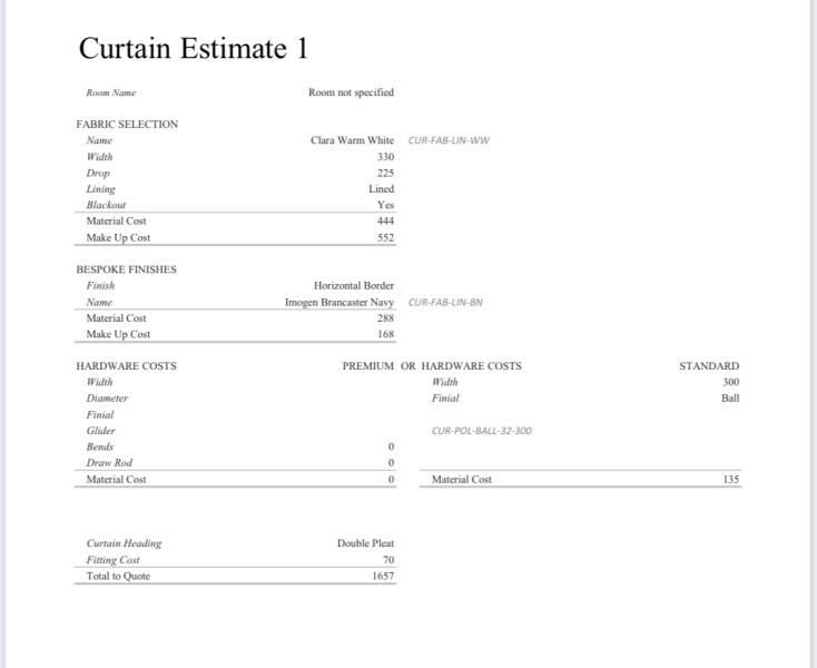 Neptune blinds and curtains but cheaper