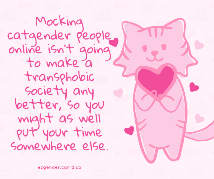 Fck it. Just going to identify as agender as a GC feminist.