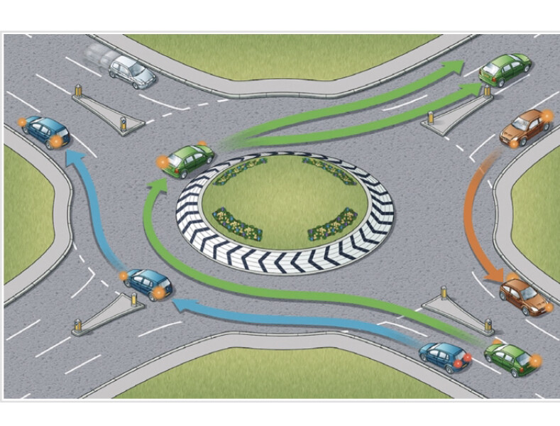 Roundabout who was in the wrong?