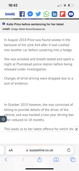 Katie Price avoids prison 