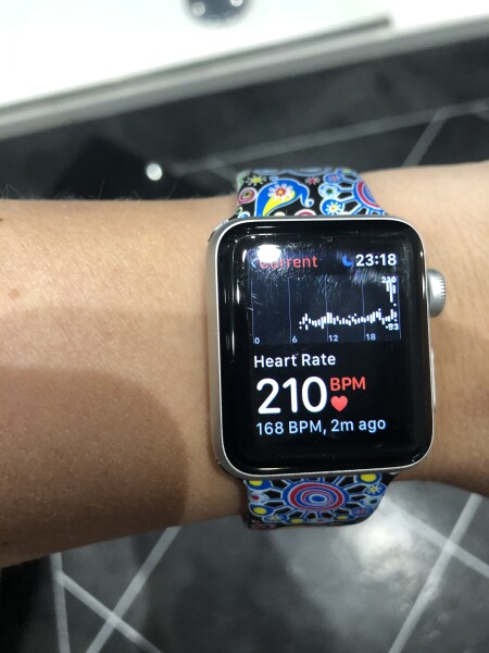 My watch has sent me a warning to say my resting heart rate is high