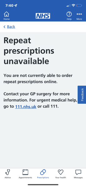 Anyone else NHS app down? Mines been down over 12 hours 