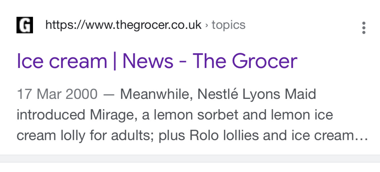 Am I remembering an ice cream that didn’t exist ??