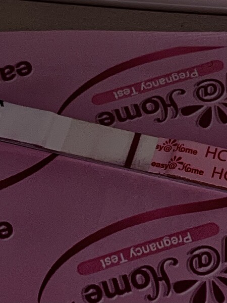 positive pregnancy tests in the evenings and negative in the day