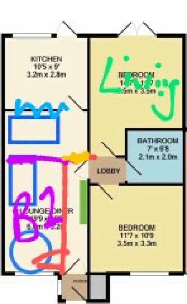 Help me with the layout of my bungalow!
